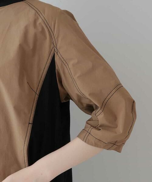 HIROKO KOSHINO / ヒロココシノ シャツ・ブラウス | 【洗濯機で洗える】タイプライタージップアップブラウス | 詳細6