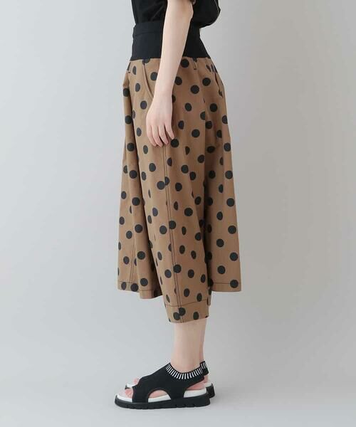 HIROKO KOSHINO / ヒロココシノ ロング・マキシ丈スカート | 【洗濯機で洗える】水玉柄タイプライターデザインスカート | 詳細1