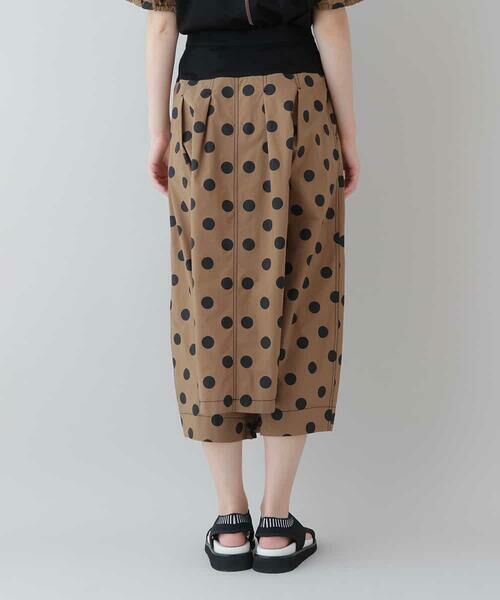 HIROKO KOSHINO / ヒロココシノ ロング・マキシ丈スカート | 【洗濯機で洗える】水玉柄タイプライターデザインスカート | 詳細2