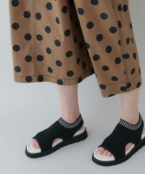 HIROKO KOSHINO / ヒロココシノ ロング・マキシ丈スカート | 【洗濯機で洗える】水玉柄タイプライターデザインスカート | 詳細6