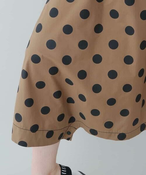 HIROKO KOSHINO / ヒロココシノ ロング・マキシ丈スカート | 【洗濯機で洗える】水玉柄タイプライターデザインスカート | 詳細8