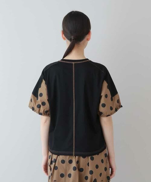 HIROKO KOSHINO / ヒロココシノ カットソー | 【洗濯機で洗える】水玉柄パフスリーブカットソー | 詳細2