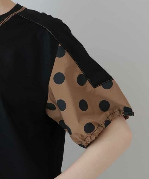 HIROKO KOSHINO / ヒロココシノ カットソー | 【洗濯機で洗える】水玉柄パフスリーブカットソー | 詳細5