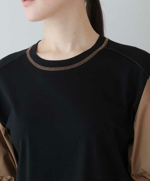 HIROKO KOSHINO / ヒロココシノ カットソー | 【洗濯機で洗える】パフスリーブデザインカットソー | 詳細3