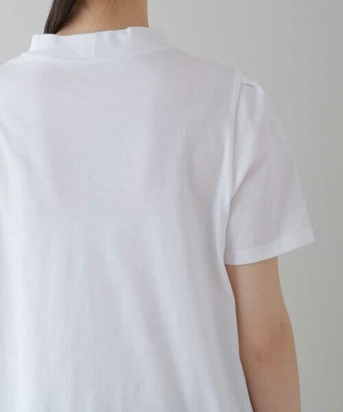 HIROKO KOSHINO / ヒロココシノ カットソー | 【洗濯機で洗える/日本製】スパンコールギミックデザインTシャツ | 詳細7