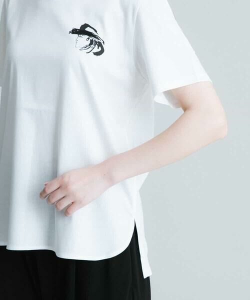 HIROKO KOSHINO / ヒロココシノ カットソー | 【洗える/日本製】オリジナルイラストプリントTシャツ | 詳細5