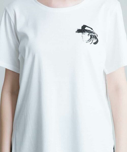 HIROKO KOSHINO / ヒロココシノ カットソー | 【洗える/日本製】オリジナルイラストプリントTシャツ | 詳細7