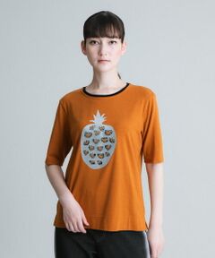 【洗濯機で洗える/日本製】フルーツモチーフデザインTシャツ