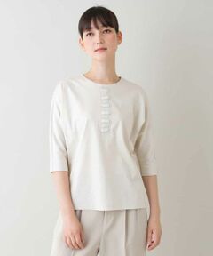 【洗える/日本製】ブレード刺繍デザインTシャツ