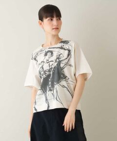 【洗える/日本製】イラストアートデザインTシャツ