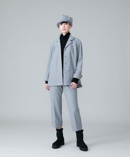 HIROKO KOSHINO / ヒロココシノ シャツ・ブラウス | 【日本製】デザインカッティングシャツジャケット | 詳細12