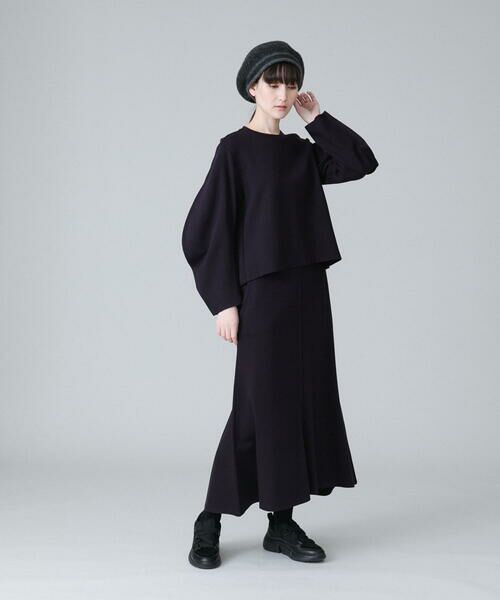 HIROKO KOSHINO / ヒロココシノ ニット・セーター | 【洗える】ボリュームスリーブデザインプルオーバー | 詳細8