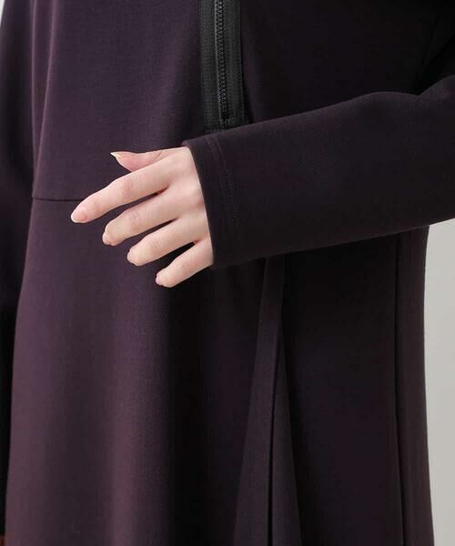 HIROKO KOSHINO / ヒロココシノ ドレス | 【洗える】サイドドレープデザインワンピース | 詳細4