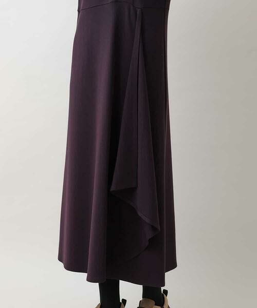 HIROKO KOSHINO / ヒロココシノ ドレス | 【洗える】サイドドレープデザインワンピース | 詳細5