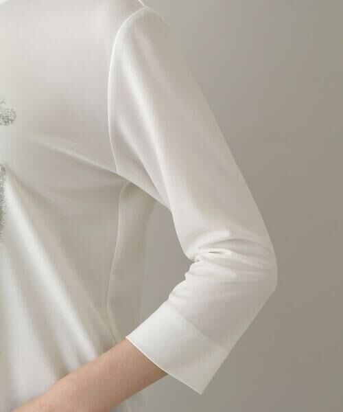 HIROKO KOSHINO / ヒロココシノ カットソー | 【日本製　　デコレーションプリントデザインTシャツ | 詳細5