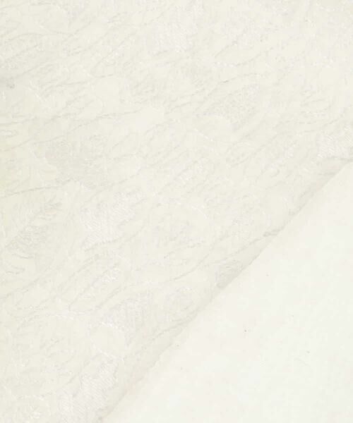 HIROKO KOSHINO / ヒロココシノ マフラー・ショール・スヌード・ストール | リーフ刺繍オーガンジーストール | 詳細3