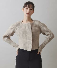 VINTAGE HIROKO KOSHINO コットンリネン 羽織りカーディガン