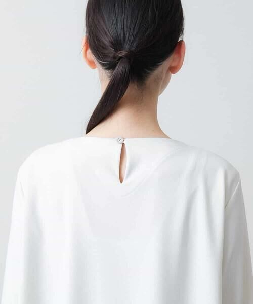 HIROKO KOSHINO / ヒロココシノ シャツ・ブラウス | フラワーレース刺繍ジョイントブラウス /日本製/洗える | 詳細3