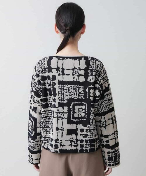 HIROKO KOSHINO / ヒロココシノ ニット・セーター | 幾何柄ジャカードニットプルオーバー | 詳細2