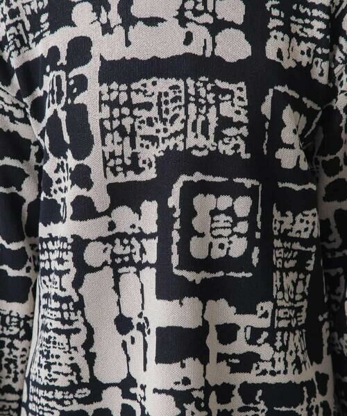 HIROKO KOSHINO / ヒロココシノ ニット・セーター | 幾何柄ジャカードニットプルオーバー | 詳細7