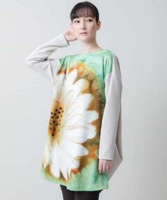 HIROKO KOSHINO / ヒロココシノ カットソー | アートフラワープリントプルオーバー