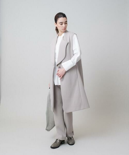 HIROKO KOSHINO / ヒロココシノ チノ・ワークパンツ | リップルダンボールデザインパンツ /日本製 | 詳細8