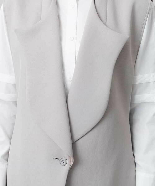 HIROKO KOSHINO / ヒロココシノ セットアップ | リップルダンボールジレジャケット /日本製 | 詳細10