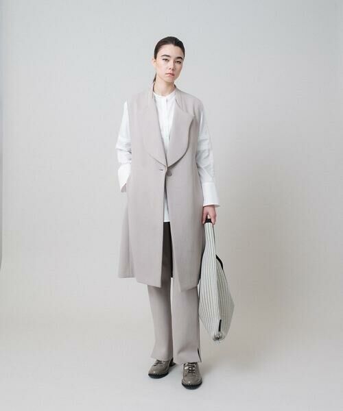 HIROKO KOSHINO / ヒロココシノ セットアップ | リップルダンボールジレジャケット /日本製 | 詳細12