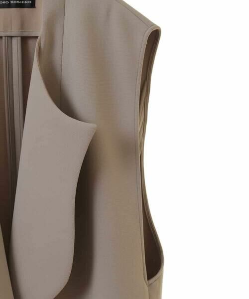 HIROKO KOSHINO / ヒロココシノ セットアップ | リップルダンボールジレジャケット /日本製 | 詳細4