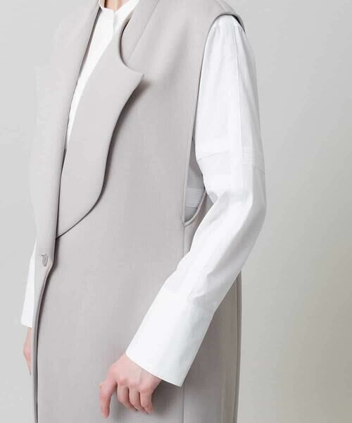 HIROKO KOSHINO / ヒロココシノ セットアップ | リップルダンボールジレジャケット /日本製 | 詳細7