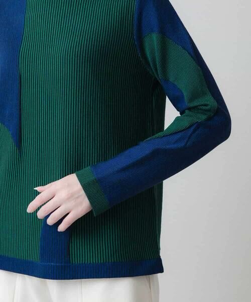 HIROKO KOSHINO / ヒロココシノ ニット・セーター | サークルモチーフニットプルオーバー | 詳細5