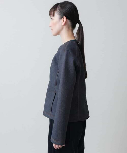 HIROKO KOSHINO / ヒロココシノ Gジャン・デニムジャケット | デニムボンディングコンパクトジャケット | 詳細2