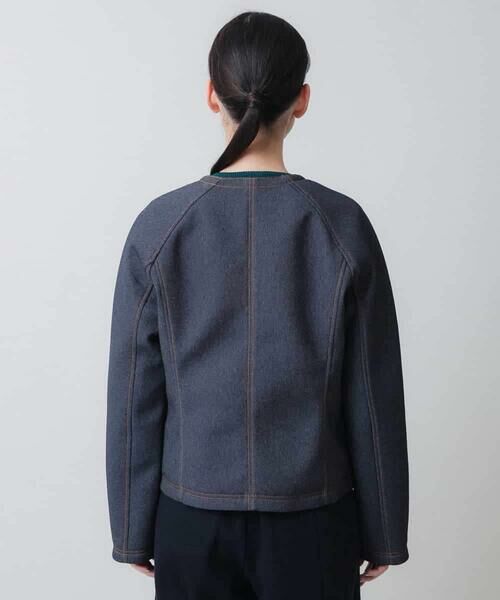 HIROKO KOSHINO / ヒロココシノ Gジャン・デニムジャケット | デニムボンディングコンパクトジャケット | 詳細3