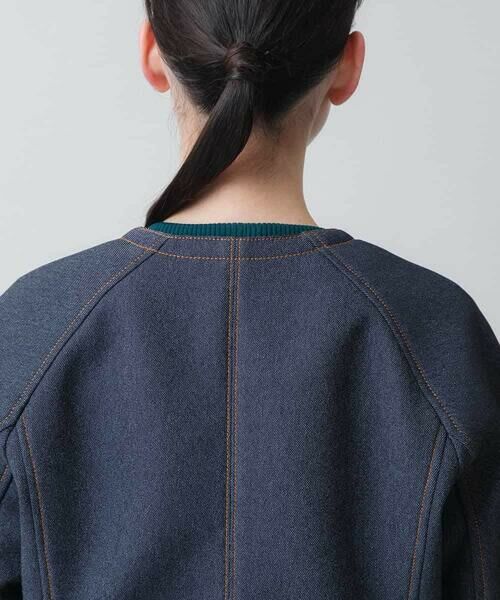 HIROKO KOSHINO / ヒロココシノ Gジャン・デニムジャケット | デニムボンディングコンパクトジャケット | 詳細4
