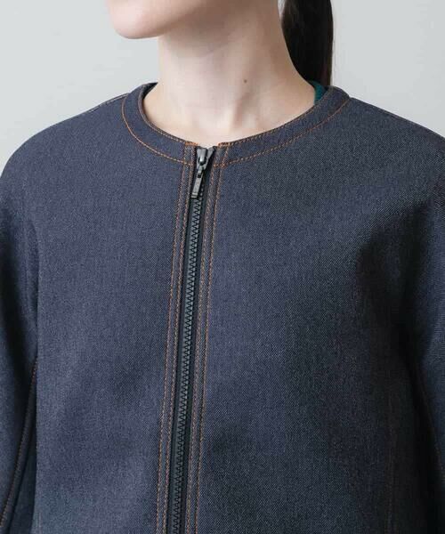 HIROKO KOSHINO / ヒロココシノ Gジャン・デニムジャケット | デニムボンディングコンパクトジャケット | 詳細5