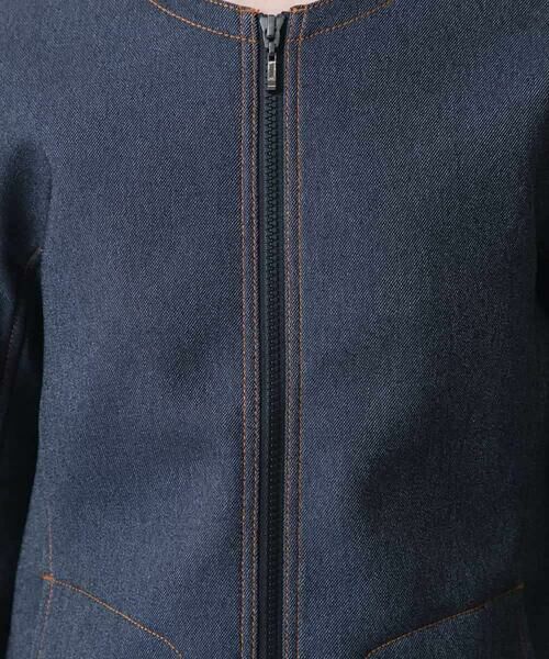 HIROKO KOSHINO / ヒロココシノ Gジャン・デニムジャケット | デニムボンディングコンパクトジャケット | 詳細9