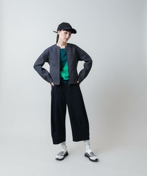 HIROKO KOSHINO / ヒロココシノ カットソー | 2WAYストレッチ幾何配色プルオーバー /日本製/洗える | 詳細3