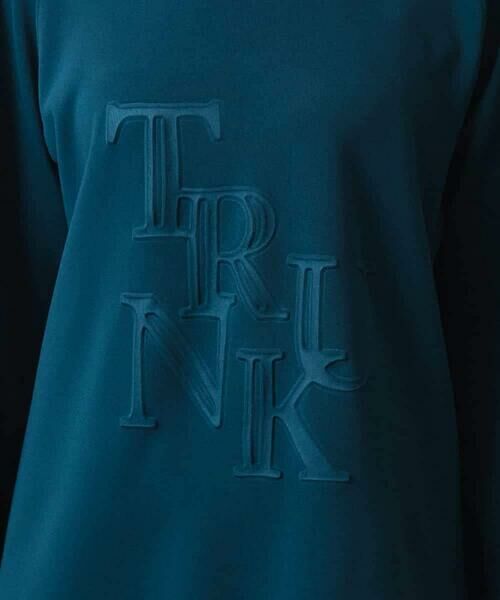 HIROKO KOSHINO / ヒロココシノ カットソー | エンボスロゴダンボールニットプルオーバー /洗える | 詳細7