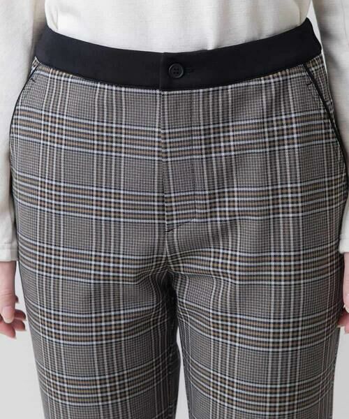 HIROKO KOSHINO / ヒロココシノ ショート・ハーフ・半端丈パンツ | 裏起毛チェック柄フルレングスパンツ /洗える | 詳細5