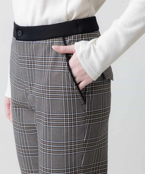 HIROKO KOSHINO / ヒロココシノ ショート・ハーフ・半端丈パンツ | 裏起毛チェック柄フルレングスパンツ /洗える | 詳細6
