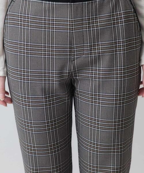 HIROKO KOSHINO / ヒロココシノ ショート・ハーフ・半端丈パンツ | 裏起毛チェック柄フルレングスパンツ /洗える | 詳細8