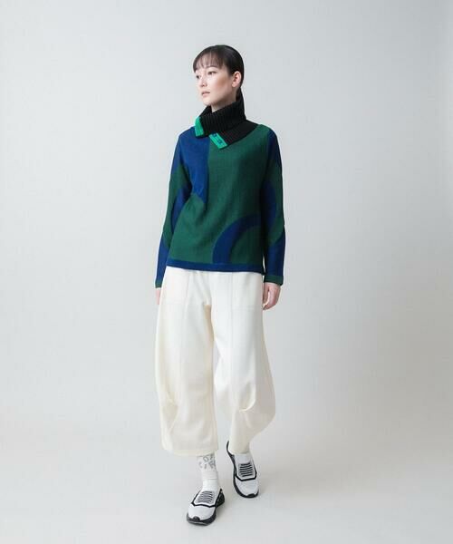 HIROKO KOSHINO / ヒロココシノ ショート・ハーフ・半端丈パンツ | デュアルウォームバレルパンツ /洗える | 詳細9