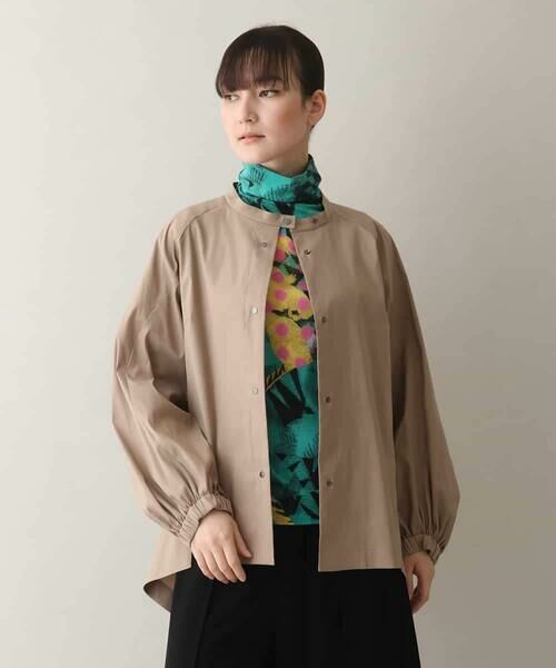 HIROKO KOSHINO / ヒロココシノ シャツ・ブラウス | カーブスリットデザインシャツ/日本製 | 詳細1