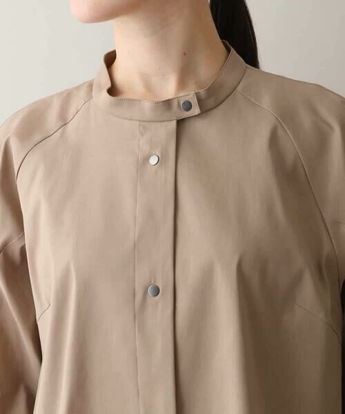 HIROKO KOSHINO / ヒロココシノ シャツ・ブラウス | カーブスリットデザインシャツ/日本製 | 詳細4