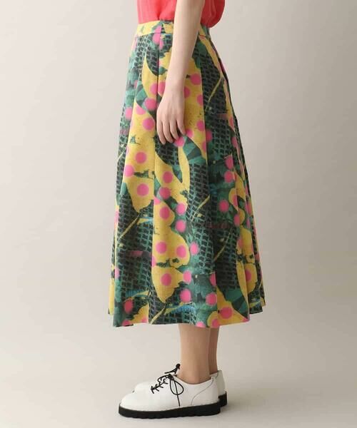 HIROKO KOSHINO / ヒロココシノ ロング・マキシ丈スカート | アートプリントフレアスカート /日本製/洗える | 詳細1