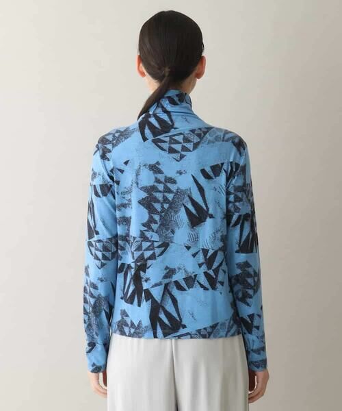 HIROKO KOSHINO / ヒロココシノ カットソー | アートモチーフハイネックプルオーバー /日本製/洗える | 詳細2