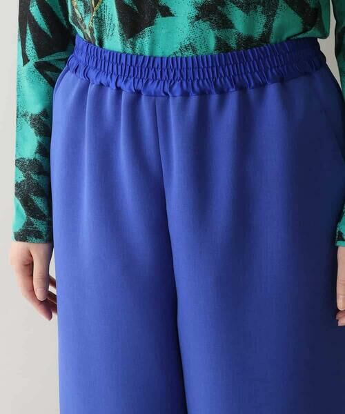 HIROKO KOSHINO / ヒロココシノ その他パンツ | セミワイドカラーパンツ /日本製/洗える | 詳細3