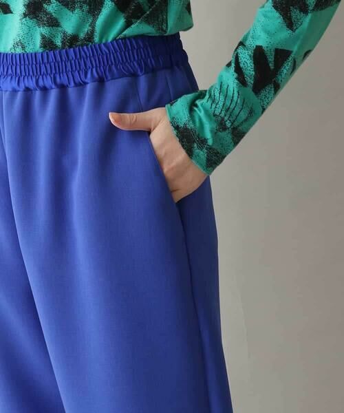 HIROKO KOSHINO / ヒロココシノ その他パンツ | セミワイドカラーパンツ /日本製/洗える | 詳細5
