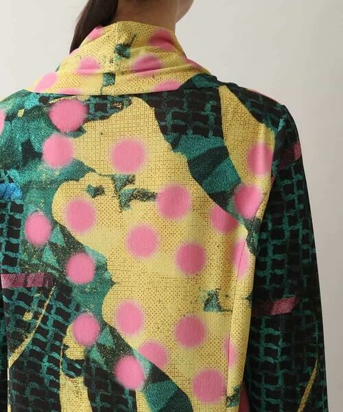 HIROKO KOSHINO / ヒロココシノ チュニック | アートモチーフ立体タックチュニック /日本製/洗える | 詳細4