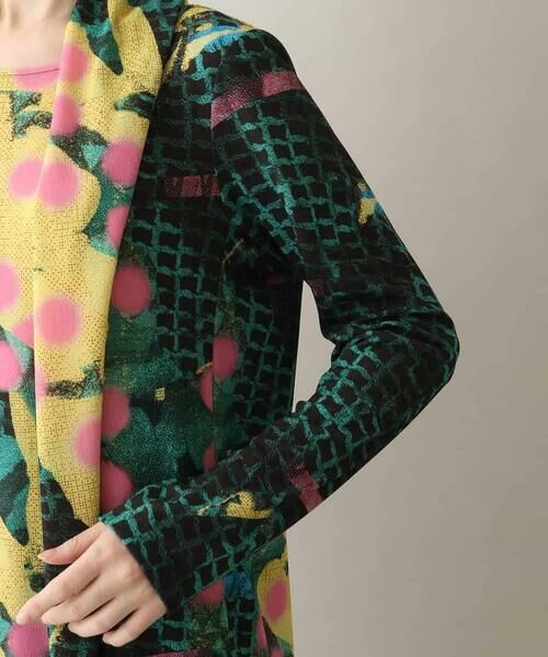 HIROKO KOSHINO / ヒロココシノ チュニック | アートモチーフ立体タックチュニック /日本製/洗える | 詳細5